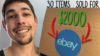 30 Items I Sold On Ebay For A Fantastic Profit! $2000+