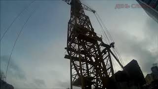 Такая вот концовочка монтажа КБ-503  End of crane 503 installation  № #57.03