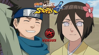 Konohamaru Sarutobi vs Hanabi Hyuga Shippuden | NSUNS4 ROAD TO BORUTO (Latino)