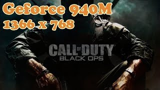 940M Gaming | Call of Duty: Black Ops ( 1366 x 768 , All graphic Presets ) on Asus X556UB
