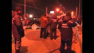 Авария на Новом мосту Днепропетровск, Лобовое ДТП