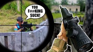 NEVER taunt a SNIPER!