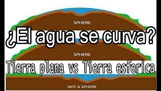 ¿El agua se curva? - Tierra Plana vs Tierra esférica