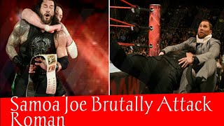 Samoa Joe Attacks Roman reigns | WWE Raw 27/11/2017 highlights (WHG)