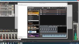 Настройка MIDI и AUDIO каналов KONTAKT 5 в REAPER v4.73