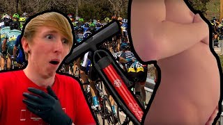 This Dude Inserts A Bike Pump In His Ass! Inflation Fetishes Are BLOWING UP!!! #AssInflation