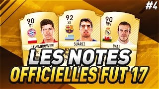 NOTES OFFICIELLES FIFA 17 ( JOUEURS 50 à 4)
