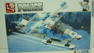 Sluban Lego Bootleg Special Police Helicopter set B0185 review