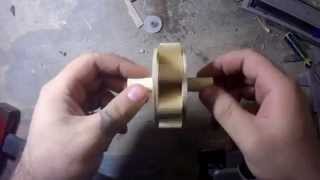 Как сделать комнатный фонтанчик. Часть 1 водяное колесо/How to make the fountain. Part 1 waterwheel.