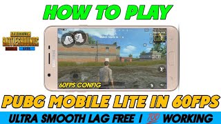 60fps Config for Pubg Mobile lite 0.12.0 | Ultra Smooth Gameplay