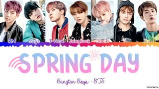 BTS (방탄소년단) 'Spring Day' (봄날) ? Lyrics [Color Coded Han_Rom_Eng]