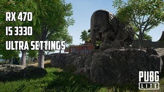 PUBG Lite: Sanhok - RX 470 - i5 3330 - Ultra Settings