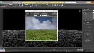 Creating a sky dome in 3Dsmax.