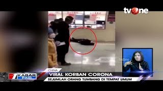 VIRAL! Video yang Diduga Korban Virus Corona Bertumbangan di Jalan