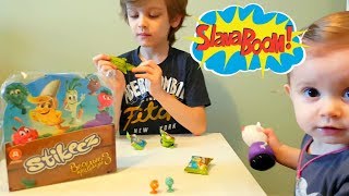 Веселые прилипалы  3 - фигурки и коробка для овощей из ДИКСИ за 299 руб! Stickeez 3 -много фигурок