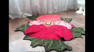 Красивые коврики своими руками из шерсти, фото разных вариантов ковриков