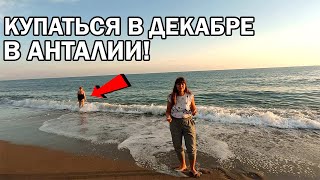 КУПАЮТСЯ В ДЕКАБРЕ В МОРЕ!  Погода в декабре в Анталии. Какую одежду брать на море /отель Sera Лара