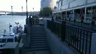 Пожар в ресторане на набережной в Ростове