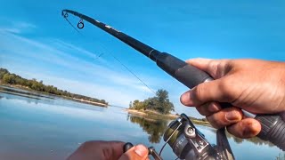 Ловля крупного карася на донку - фидер. Рыбалка 2019. Карповое удилище Kaida Big Fish Carp.