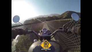 30MPS MOTO CROSSING LONGEST BRIDGE NEPAL
