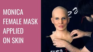 Female Silicone Mask - Monica - Applied Version
