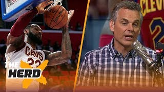 Colin breaks down the percentages of where LeBron James will land if he leaves the Cavs | THE HERD