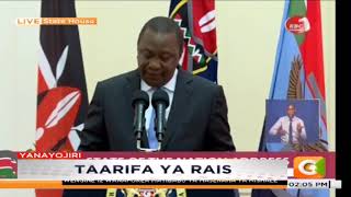 President Uhuru Kenyatta reduces VAT on fuel