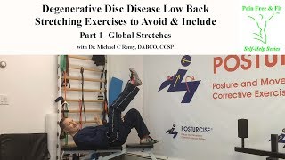 Degenerative Disc Disease Exercises to Avoid and Include- Stretches Part 1