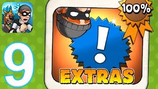 Robbery Bob - Chapter 9: Extras All Secrets - Gameplay Walkthrough Part 9 (iOS, Android)