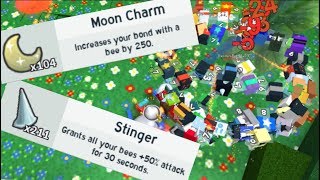[Roblox] Bee Swarm Simulator: HOW TO GET STINGER & MOON CHARM FAST (VICIOUS BEE)