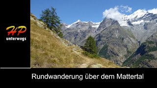 Rundwanderung über dem Mattertal