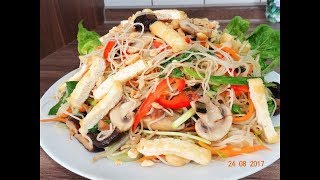 BÚN XÀO - Món Chay - Bí quyết Xào Bún gạo KHÔNG bị nát, KHÔNG dính chùm by Vành Khuyên