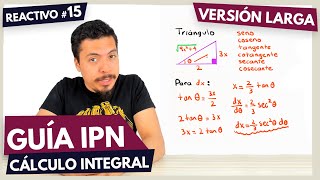Guía IPN Contestada Calculo Integral Reactivo #15 / Versión larga