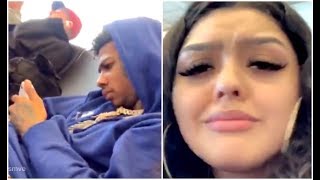 Blueface Girlfriend Catches Him Watching Cardi B Videos