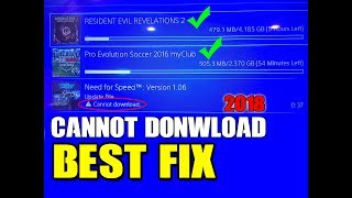 ⚒ BEST FIX - CANNOT DOWNLOAD UPDATE ERROR PS4 [WORKING 2019]