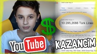 SİZE DÜRÜST OLACAĞIM !! - YOUTUBE KAZANCIM