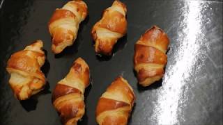 CROISSANTS SALÉS POUR VOS APÉROS FACILE (CUISINE RAPIDE)