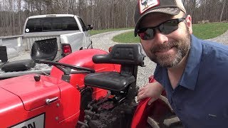 CHEAPEST UNIVERSAL TRACTOR SUSPENSION SEAT ON AMAZON..REVIEW AND INSTALL