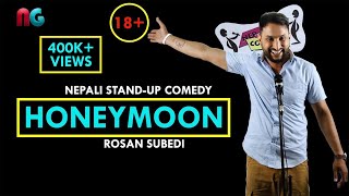 18+ Suhagraat (Honeymoon) | Nepali Stand-up Comedy | Rosan Subedi | Nep-Gasm Comedy