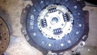 Диск сцепления с Mazda 323F  на ваз 2110-2112 приору,ниву.