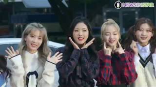 181005 '이달의 소녀(이달소)' 12명 예쁜 요정들이 나타났다. KBS '뮤직뱅크' 출근길 직캠