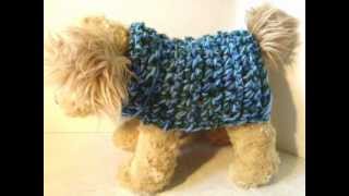 HOW TO CROCHET A DOGGIE COAT ANY SIZE