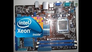 VOLTAJSIZ OVERCLOCK YAPMAK-ASUS P5G41-M LX XEON X5460 CPU OVERCLOCK @3.50GHz.