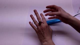 Рисуем колечко-жучок 3д ручкой MyRiWell 3d. Рисунки 3д ручкой.