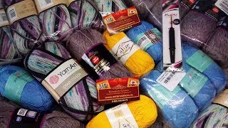 Посылка с пряжей из интернет-магазина "Мир вышивки".