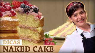 NAKED CAKE DE FRUTAS VERMELHAS com Izabel | DICAS MASTERCHEF #MasterChef100