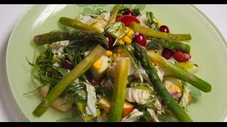 Салат Сюрприз со спаржей | 7 нот вегетарианской кухни