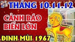 3 Tháng Tới Tuổi Đinh Mùi 1967 Rũ Sạch Tai Ương Cải Vận Giàu To Nếu chú ý điều này| TỬ VI TÀI LỘC