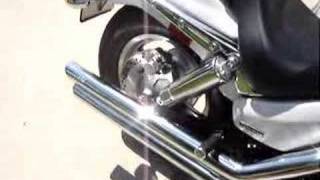 Honda VTX 1300C Vance and Hines Big Shots exhaust sound