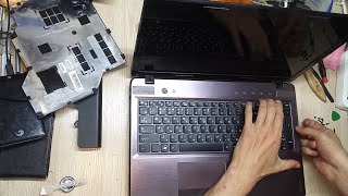 lenovo z570 как разобрать\ lenovo z570 как достать материнку \ lenovo z570 разборка